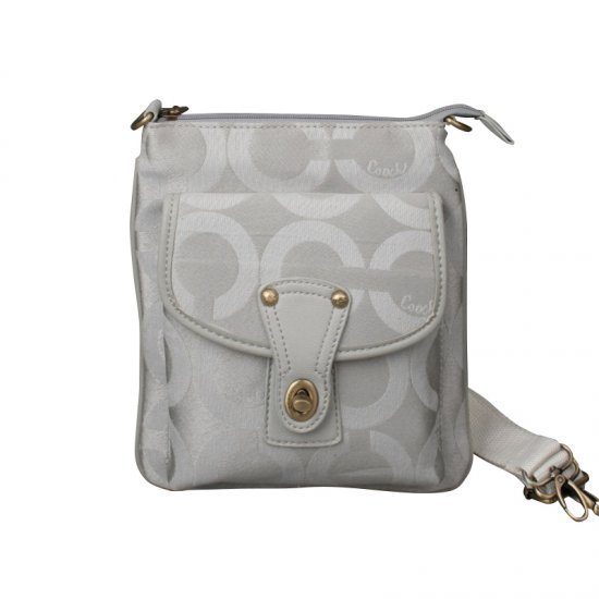 Coach Turnlock Signature Small Grey Crossbody Bags EPF | Coach Outlet Canada